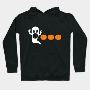 ghosts eating pumpkin Hoodie